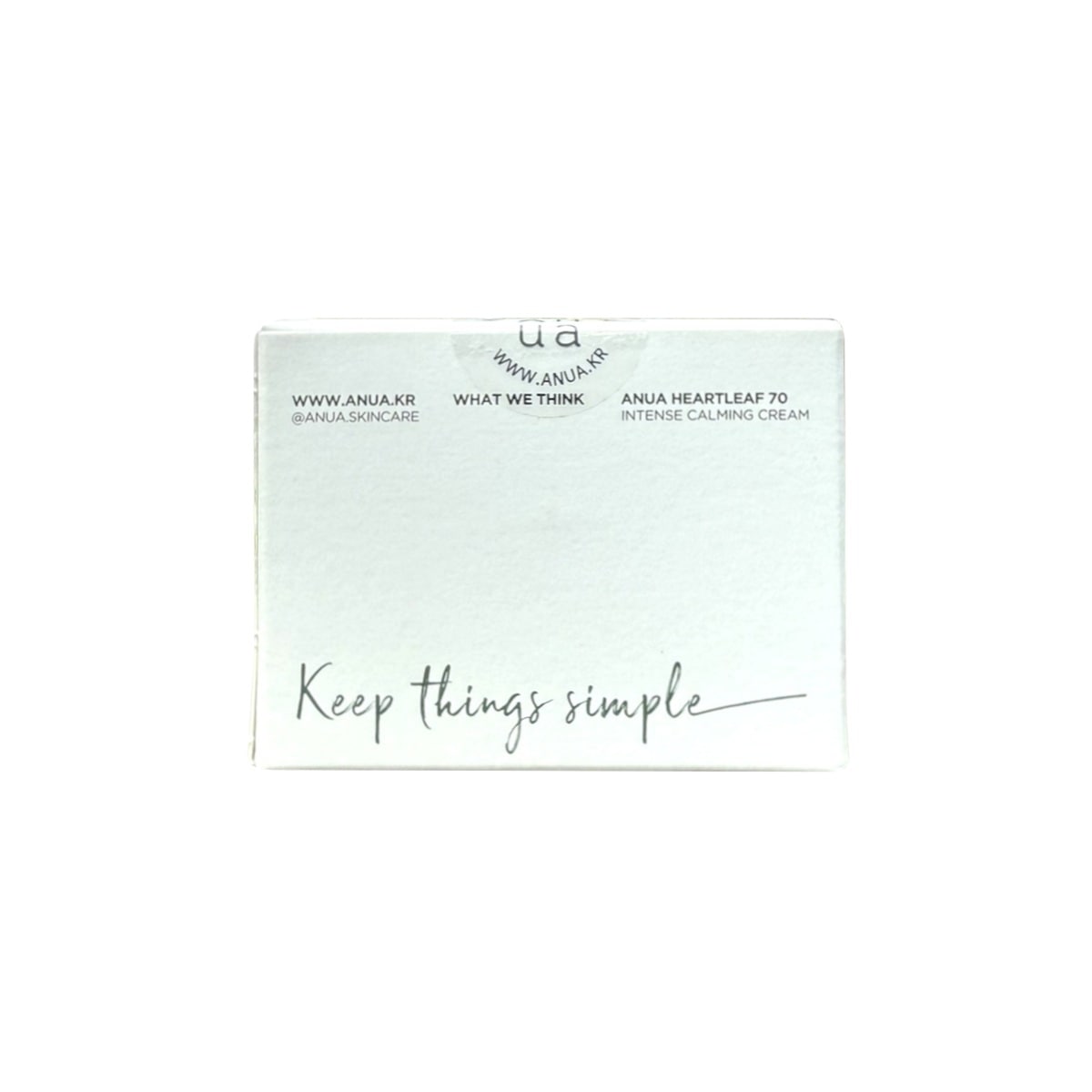 Graphic for Anua Heartleaf 70% Intense Calming Cream (50 mL) 