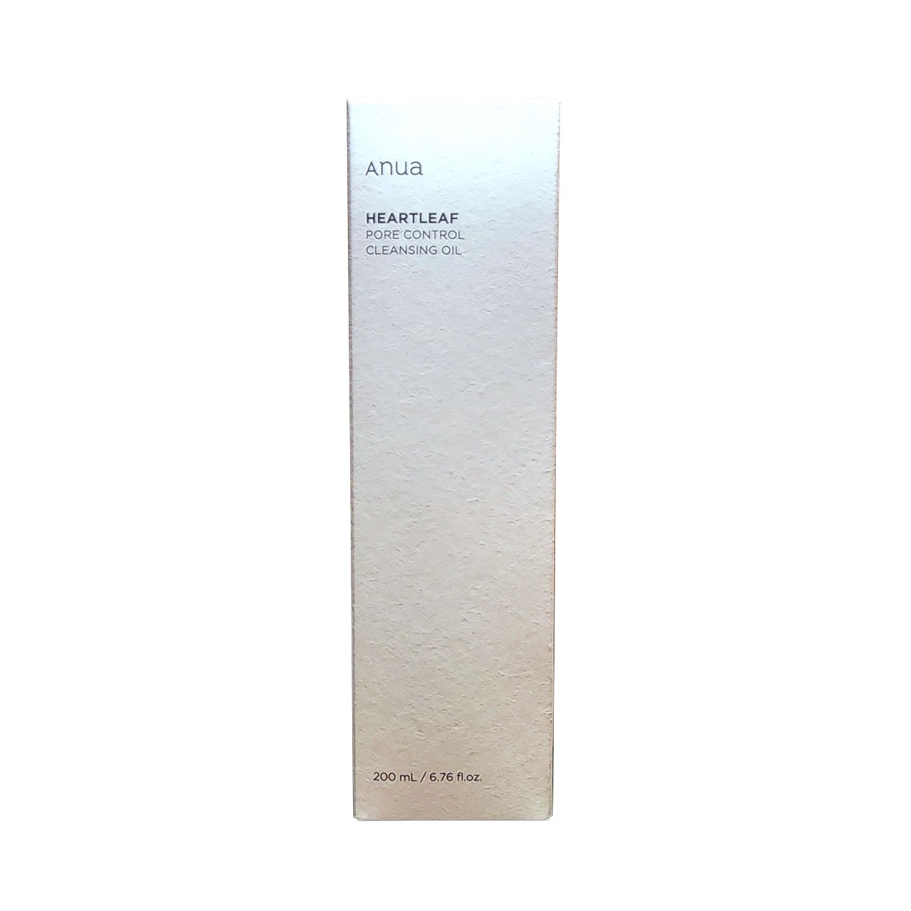 Product label for Anua Heartleaf Pore Control Cleansing Oil (200 mL)