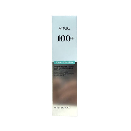 Product label for Anua PDRN Hyaluronic Acid 100 Moisturizing Cream (60 mL)