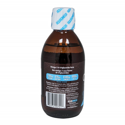 Directions for AquaOmega High EPA Omega-3 Orange Flavour Liquid (225 mL)