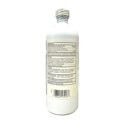 Ingredients, uses, warnings, directions for Atlas Almagel Plus Antacid Suspension Mint Flavour (350 mL) EN