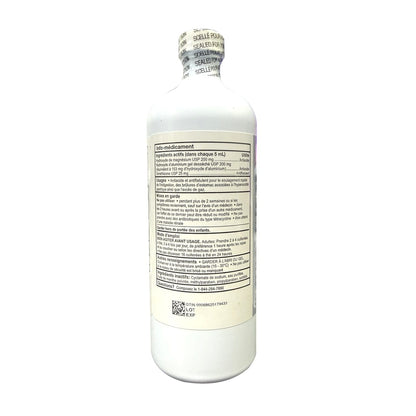 Ingredients, uses, warnings, directions for Atlas Almagel Plus Antacid Suspension Mint Flavour (350 mL) FR