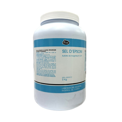Indications, ingredients, cautions for Atlas Epsom Salt (2 kg) FR