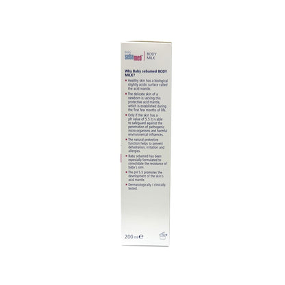 Description for Baby Sebamed Body Milk (200 mL)