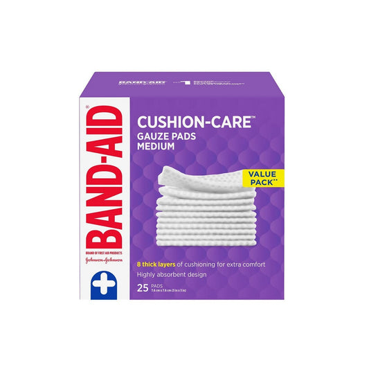 Band-Aid Sterile Gauze Pads 3"x3" (25 pads)
