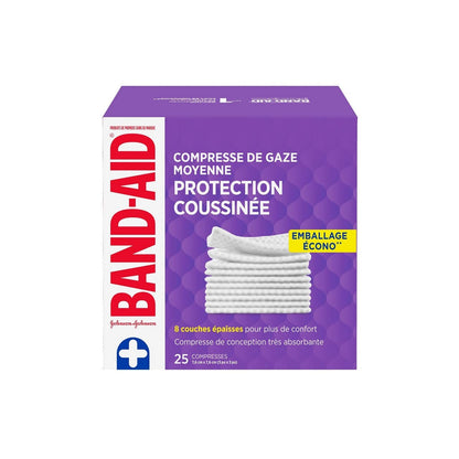 Band-Aid Sterile Gauze Pads 3"x3" (25 pads)