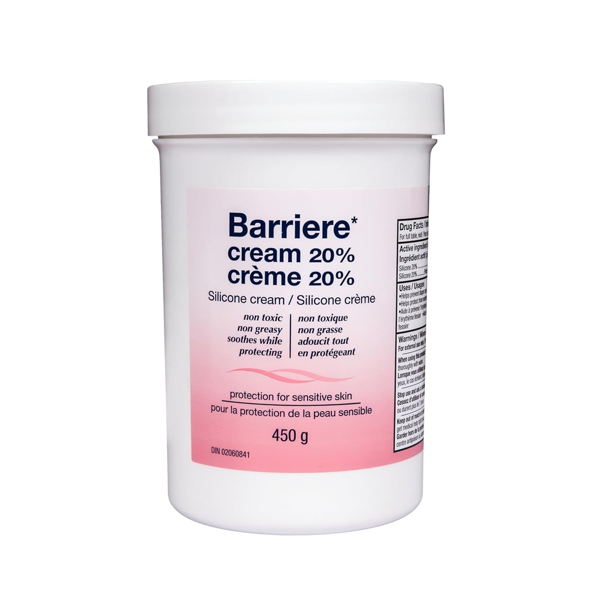Jar for Barriere Silicon Skin Cream (450 grams)
