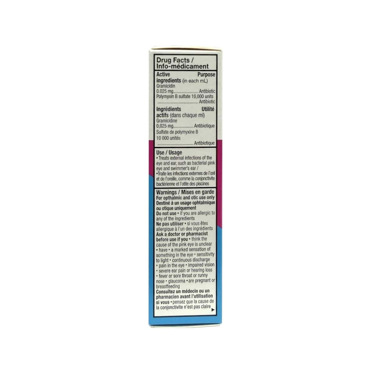 Ingredients, Uses, Warnings for Bausch & Lomb Soothe Antibiotic Eye Drops (10 mL)