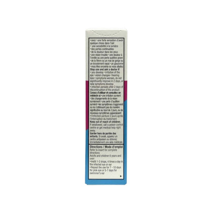 Warnings and Directions for Bausch & Lomb Soothe Antibiotic Eye Drops (10 mL)