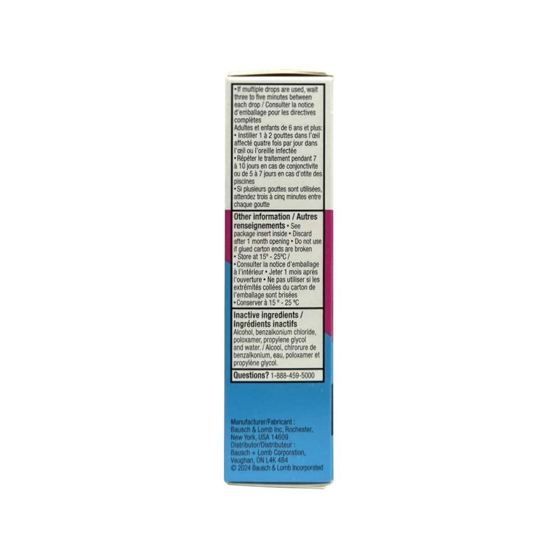 Bausch & Lomb Soothe Antibiotic Eye Drops (10 mL) – beyondRx.ca (by 99 ...