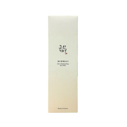 Product label for Beauty of Joseon Glow Replenishing Rice Milk (150 mL)