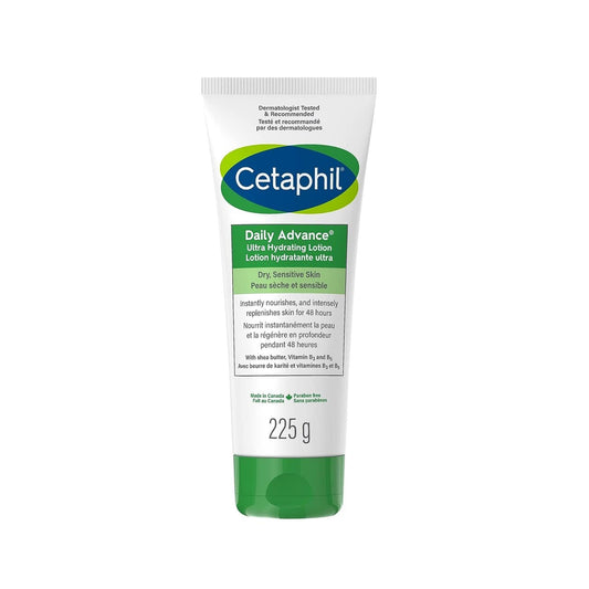 Product Label for Cetaphil Daily Advance Ultra Hydration Lotion with Shea Butter (225 mL)