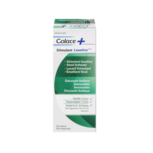 Colace Plus Stimulant Laxative (30 tablets)