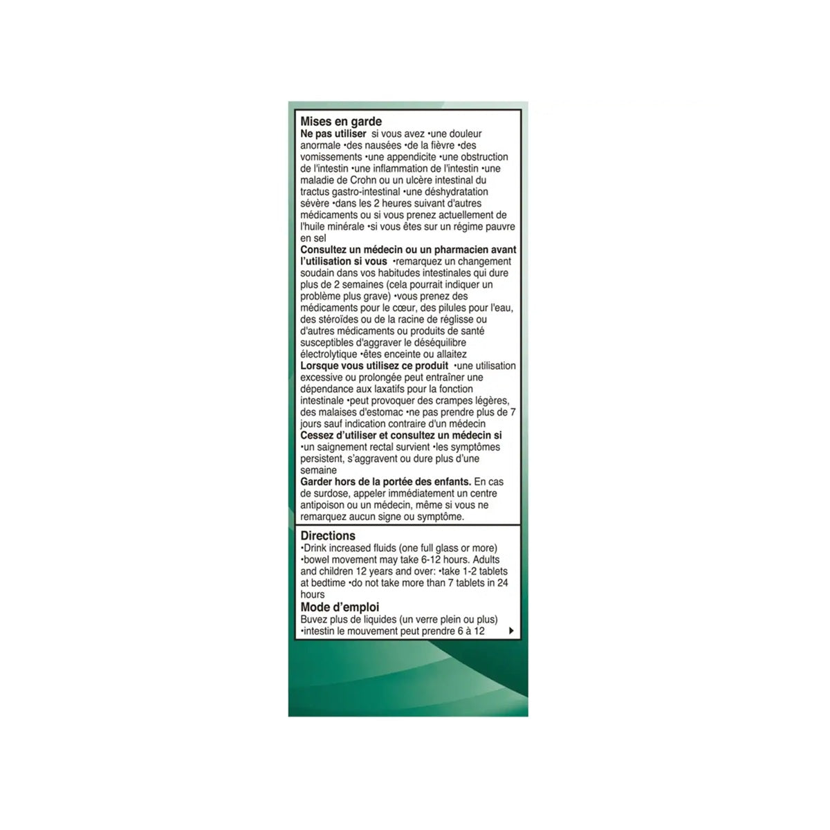 Colace Plus Stimulant Laxative (30 tablets)