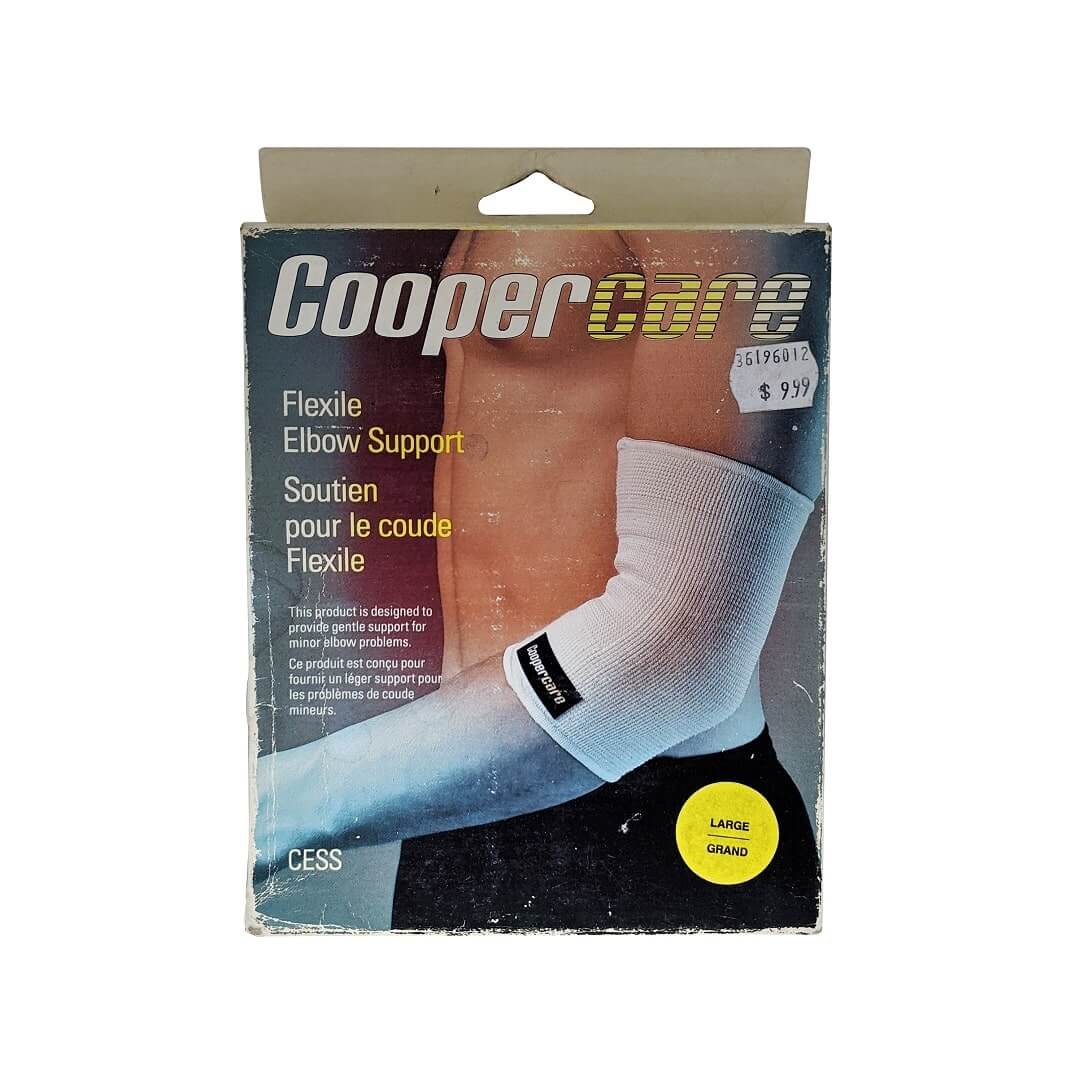 Product label for Coopercare Flexile Elbow Support (Large)