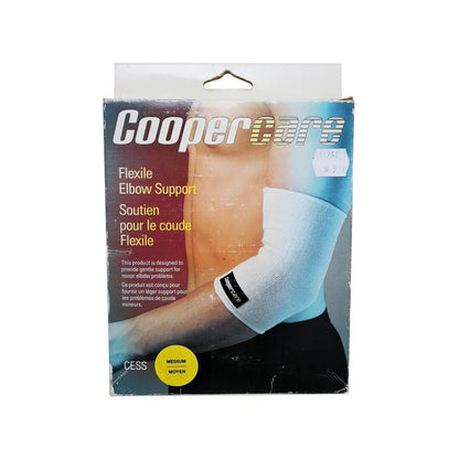 Product label for Coopercare Flexile Elbow Support (Medium)
