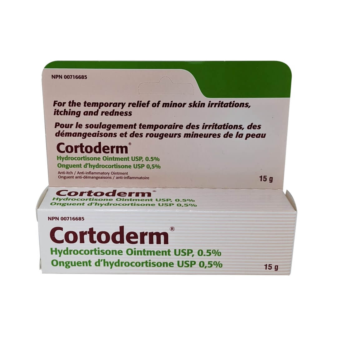 Product label for Taro Cortoderm Hydrocortisone Ointment 0.5%