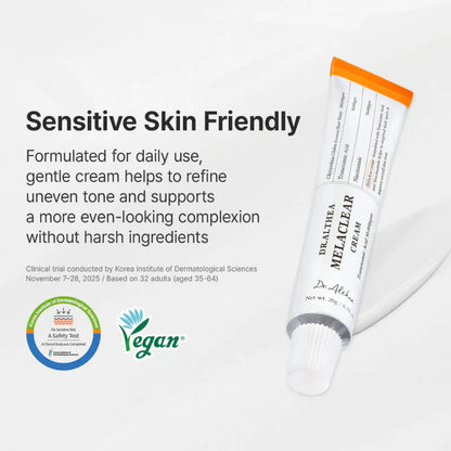 Sensitive skin friendly Dr. Althea Melaclear Cream (20 grams)