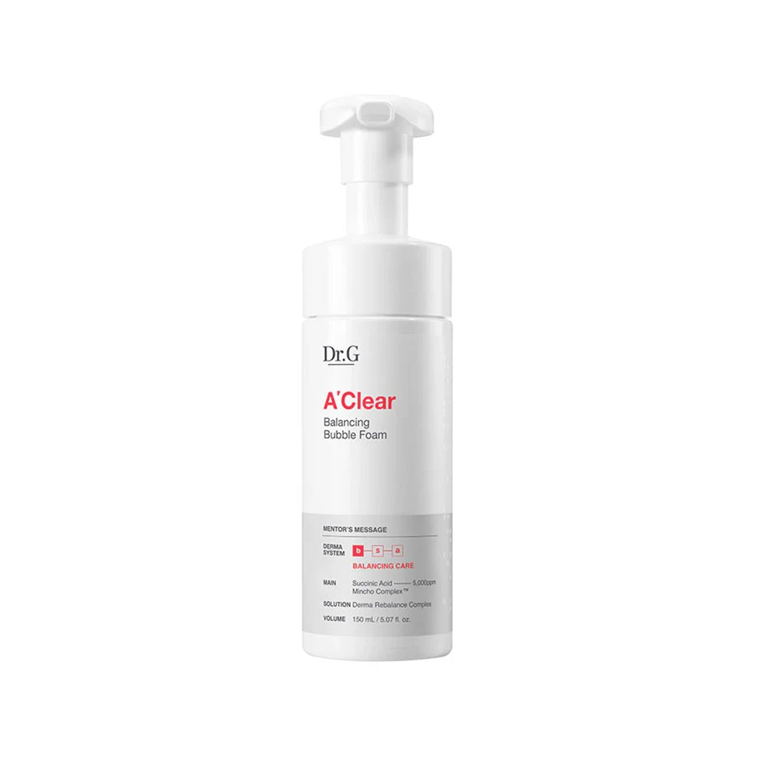 BOttle for Dr.G A'Clear Balancing Bubble Foam (150 mL)