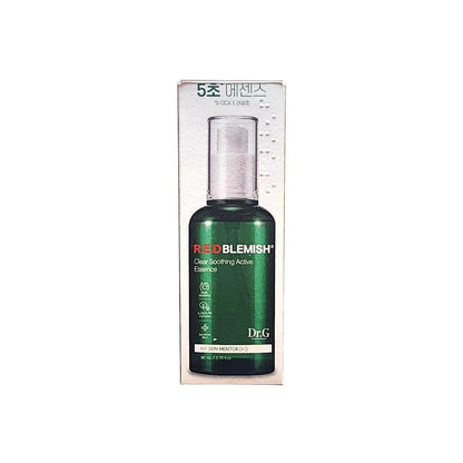 Product label for Dr.G Blemish Clear Soothing Active Essence (80 mL)
