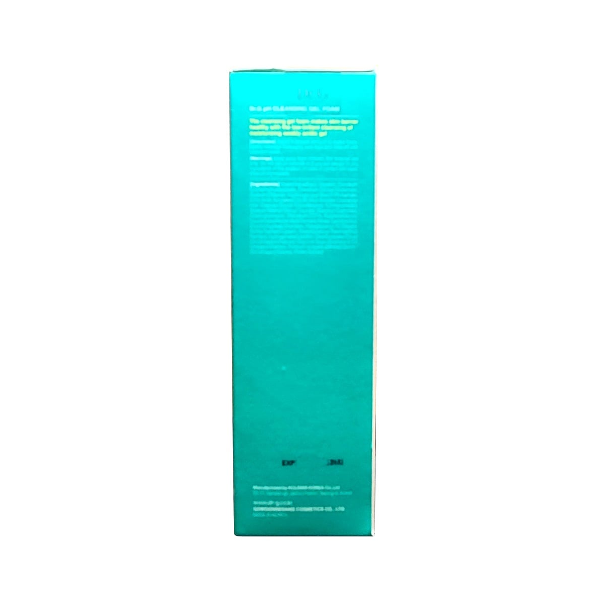 Ingredients, Cautions, Directions for Dr.G pH Cleansing Gel Foam (200 mL) in English
