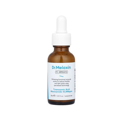 Product label for Dr. Melaxin TX Ampoule (30 mL)