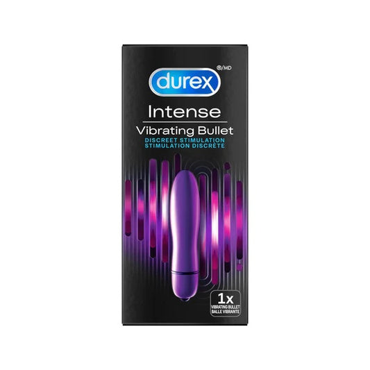 Product label for Durex Intense Vibrating Bullet