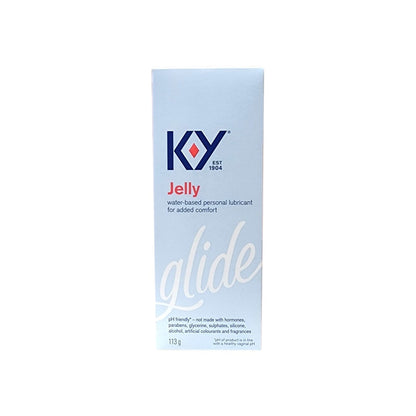 Product label for Durex K-Y Jelly Personal Lubricant  113g in English