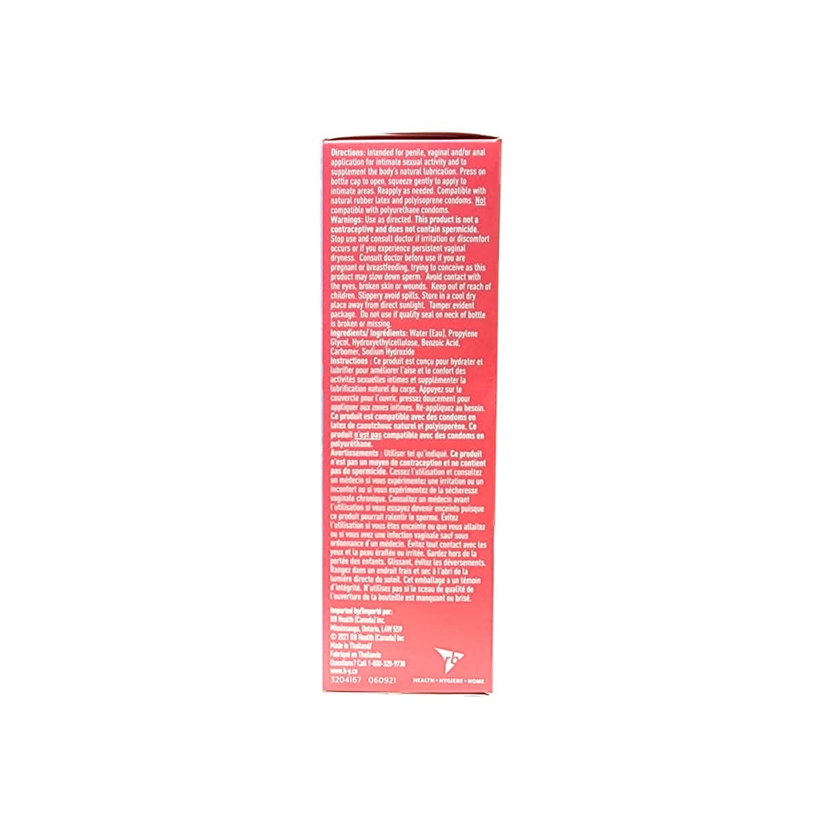 Directions, Warnings, Ingredients for Durex K-Y Jelly Personal Lubricant (57 grams)