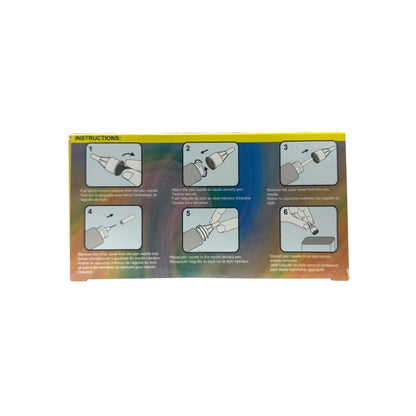 Instructions for EZ Health Oracle Insulin Pen Needles 32G 4mm (100 count)