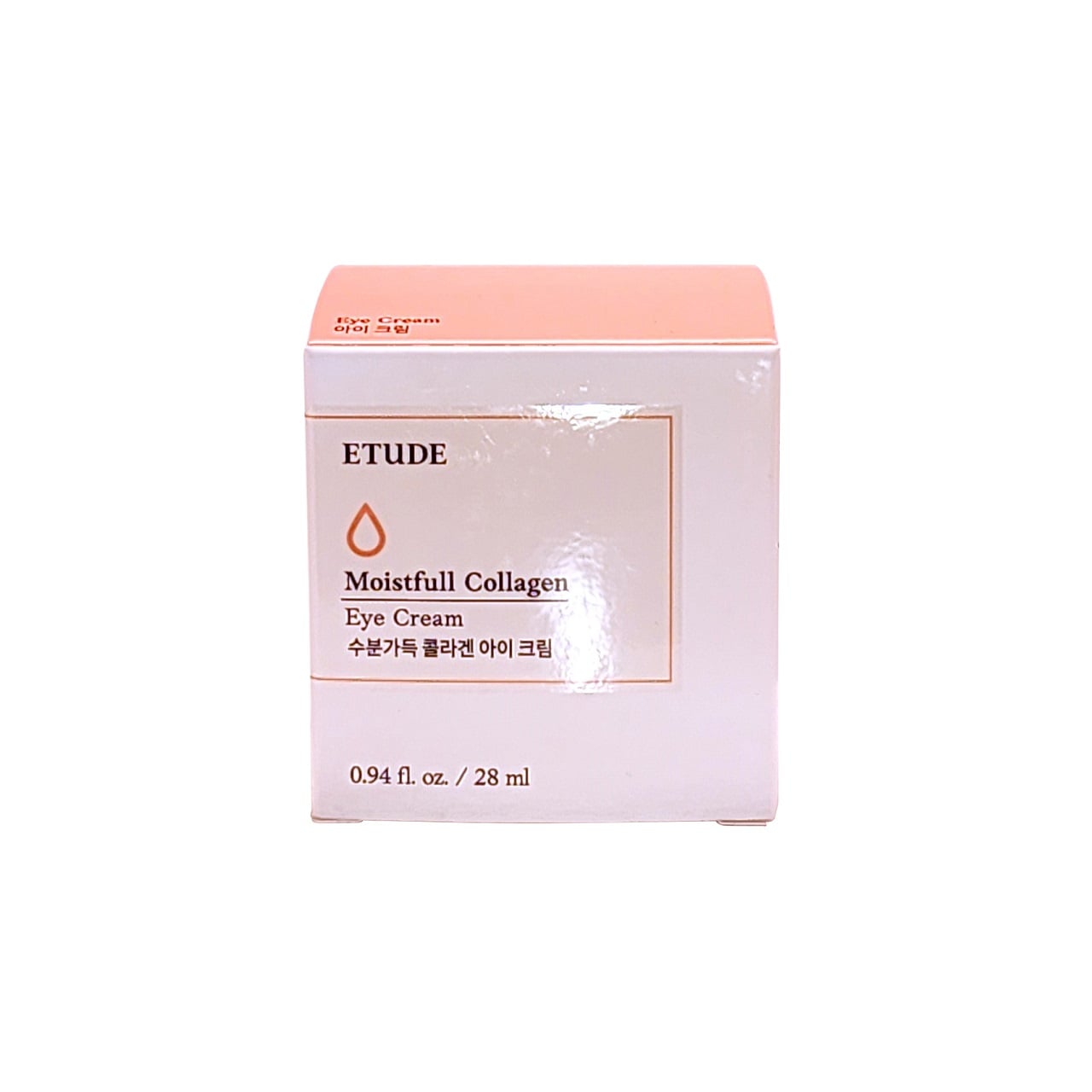 Product label for Etude House Moistfull Collagen Eye Cream (28 mL)