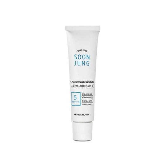 Product tube for Etude House Soonjung 5-Panthensoside Cica Balm (40 mL)