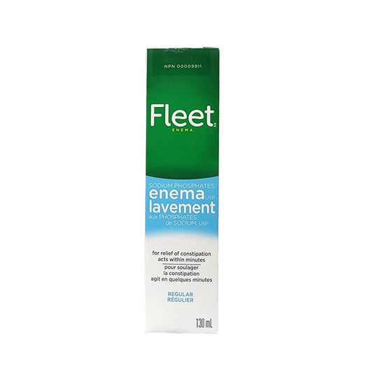 Product label for Fleet Enema (130 mL)
