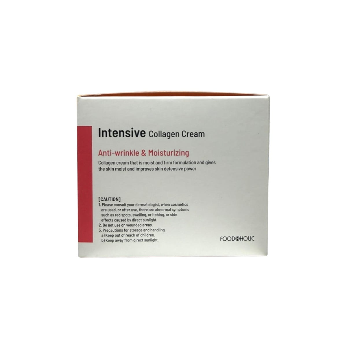 Cautions for Foodaholic Intensive Collagen Cream (100 mL)