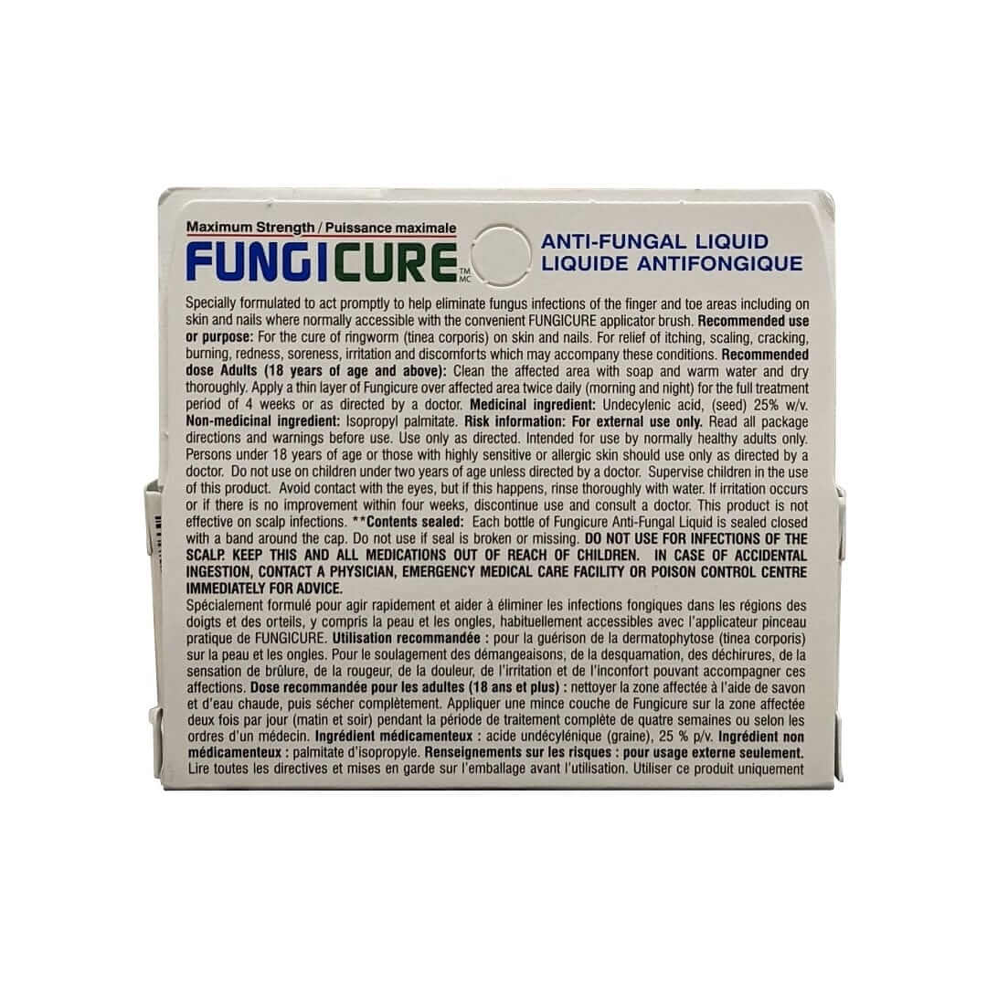 Description, uses, dose, ingredients, risk for Fungi Cure Anti-Fungal Liquid Maximum Strength (30 mL)