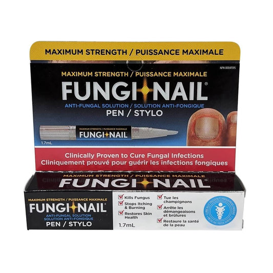 Product label for Fungi Nail Pen (1.7 mL)