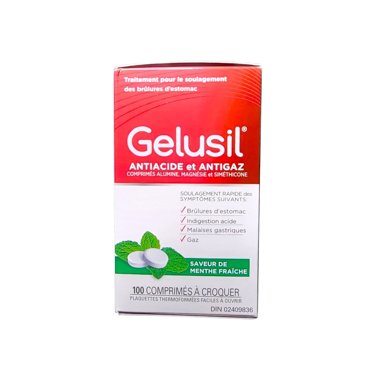 Gelusil Antacid & Anti-Gas (100 chewable tablets)