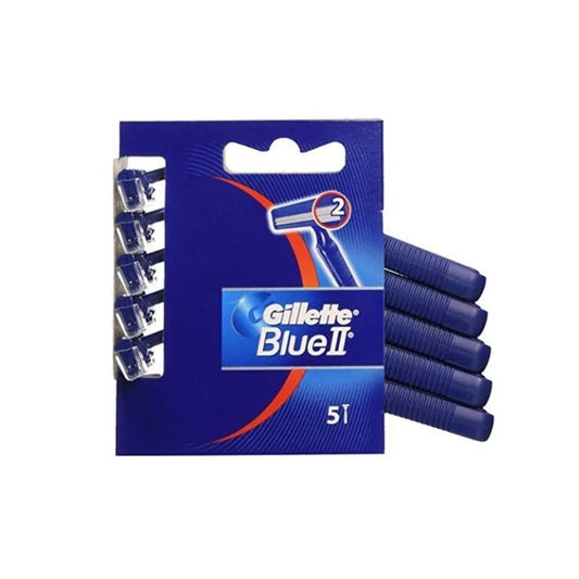 Gillette Blue II Disposable Razors (5 count)