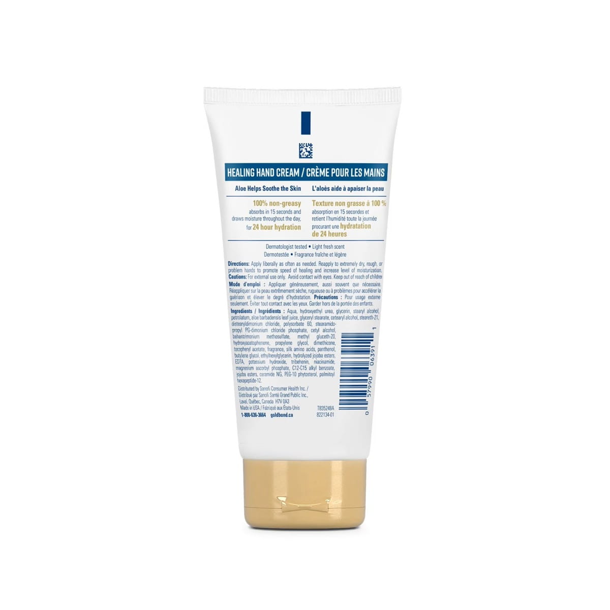 Directions, cautions, ingredients for Gold Bond Ultimate Healing Hand Cream (85 mL)