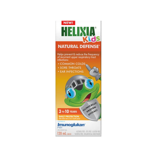 Package for Helixia Kids Natural Defense Liquid (120 mL)