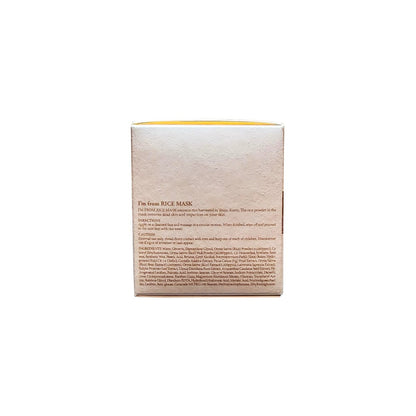 Description, directions, cautions, ingredients for I'm From Rice Mask (110 grams) in English