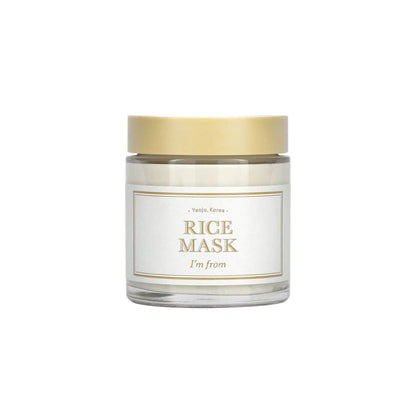 Product label for I'm From Rice Mask (110 grams)