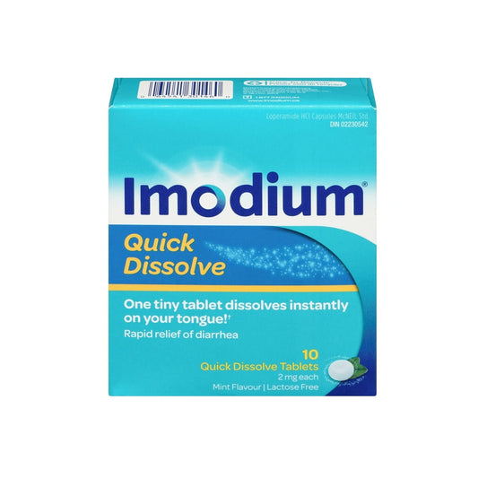 Imodium Quick Dissolve Tablets (10 tablets)