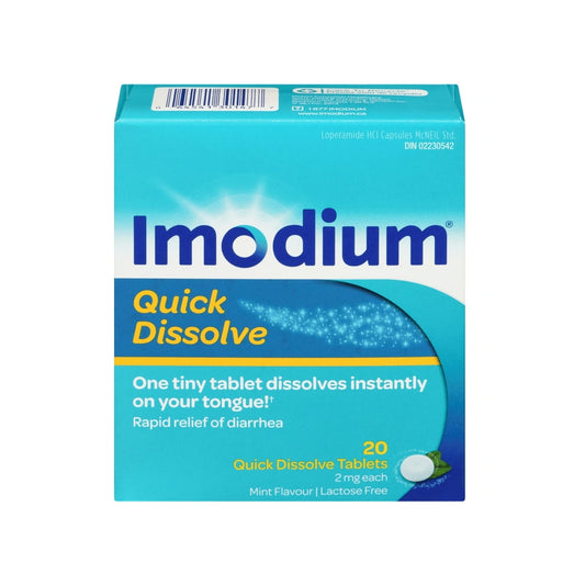 Imodium Quick Dissolve Tablets (20 tablets)
