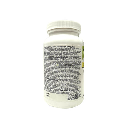 Product info for JAMP K-Citrate 10 mEq Potassium (100 tablets) in French