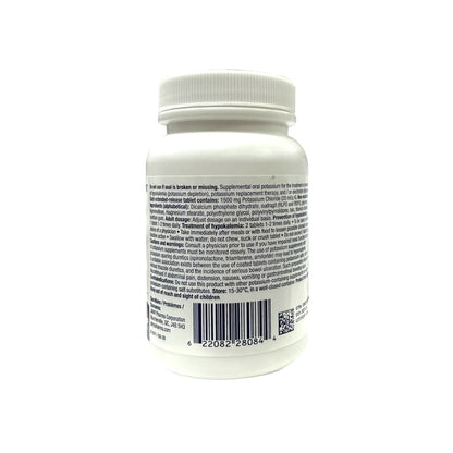 Product info for JAMP K20 Potassium Chloride 1500mg Extended Release (100 tablets) 1 of 2 in English