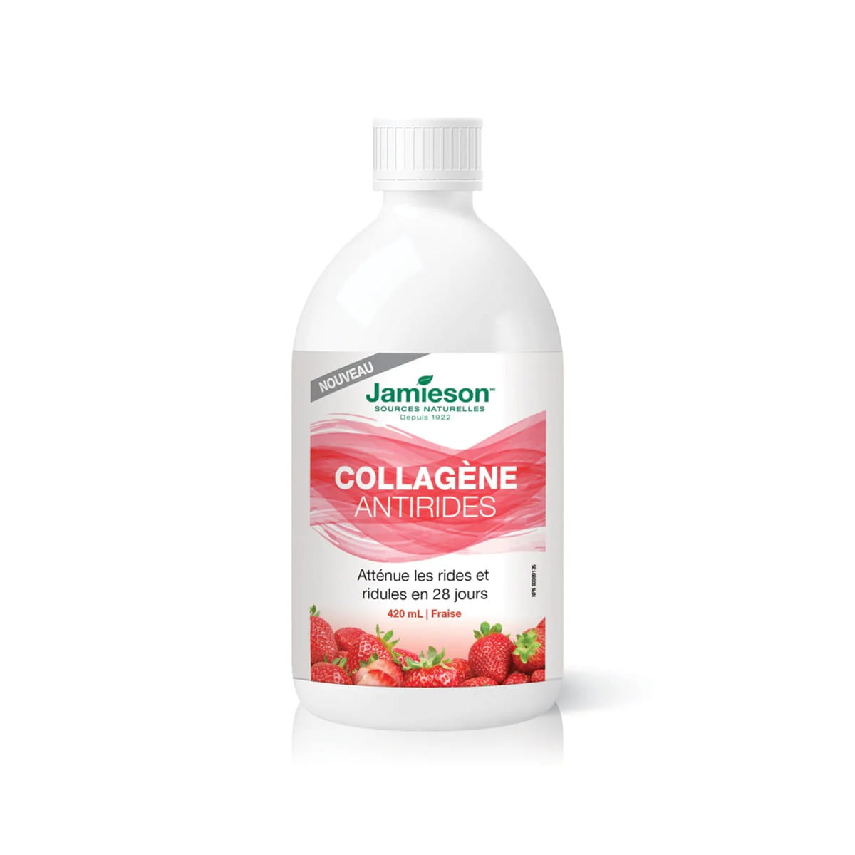 Product label for Jamieson Collagen Liquid (420 mL) FR