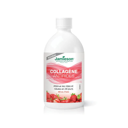 Product label for Jamieson Collagen Liquid (420 mL) FR