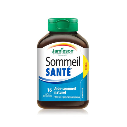 Product label ofr Jamieson Healthy Sleep (16 caplets) FR