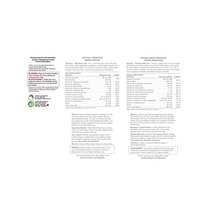 Directions, ingredients, warnings for Jamieson Multi 100% Complete Vitamin for Women 50+ (115 caplets)